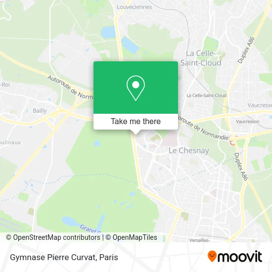 Gymnase Pierre Curvat map