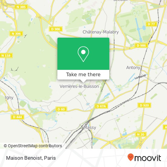 Maison Benoist map