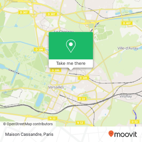 Mapa Maison Cassandre