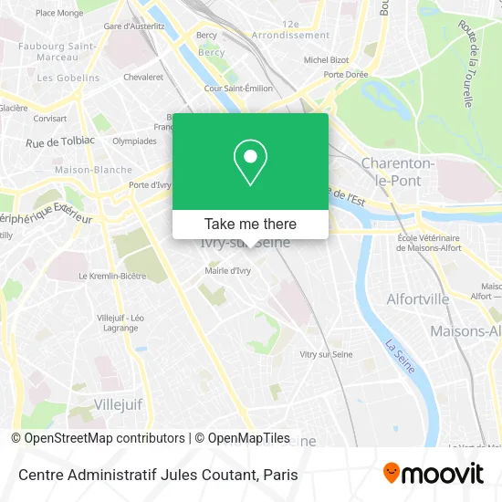 Centre Administratif Jules Coutant map