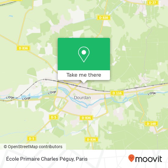 Mapa École Primaire Charles Péguy