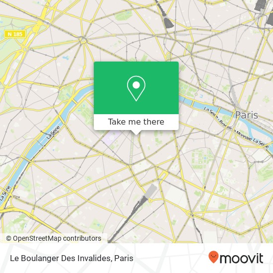 Mapa Le Boulanger Des Invalides