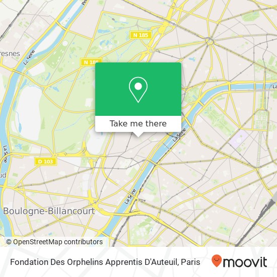 Mapa Fondation Des Orphelins Apprentis D'Auteuil