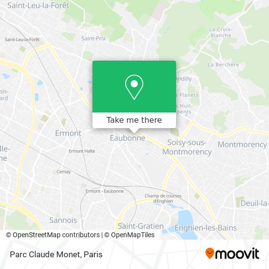 Parc Claude Monet map