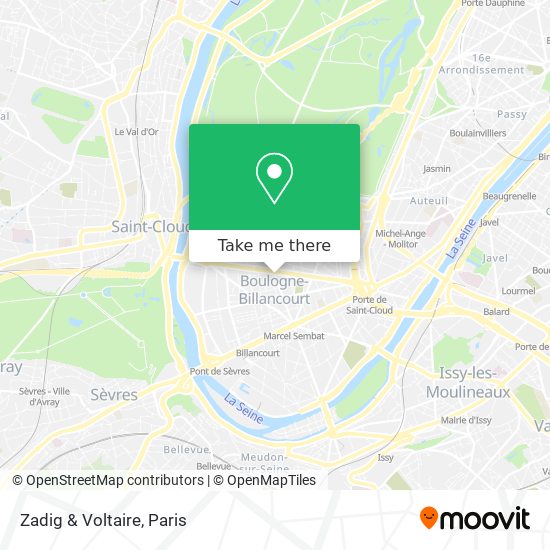 Mapa Zadig & Voltaire