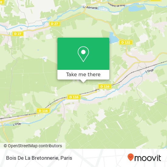 Mapa Bois De La Bretonnerie