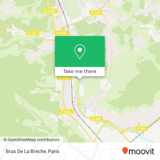 Bras De La Brèche map