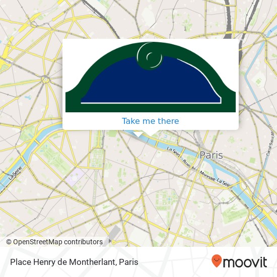 Place Henry de Montherlant map