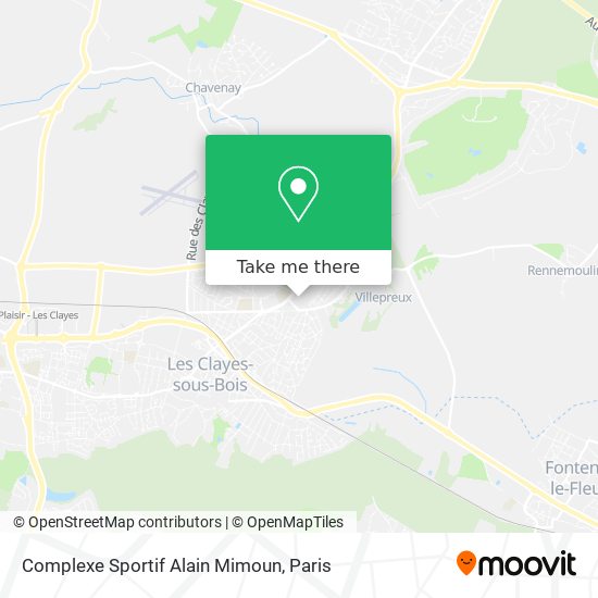 Complexe Sportif Alain Mimoun map