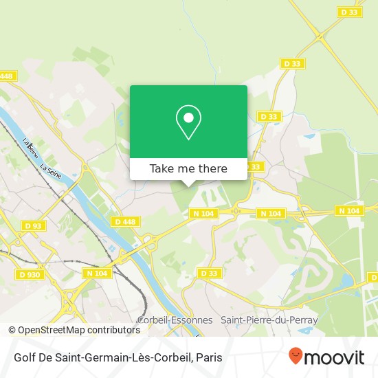 Golf De Saint-Germain-Lès-Corbeil map