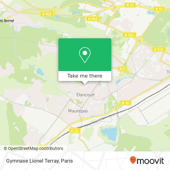 Gymnase Lionel Terray map