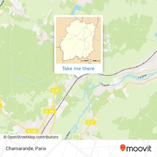 Chamarande map