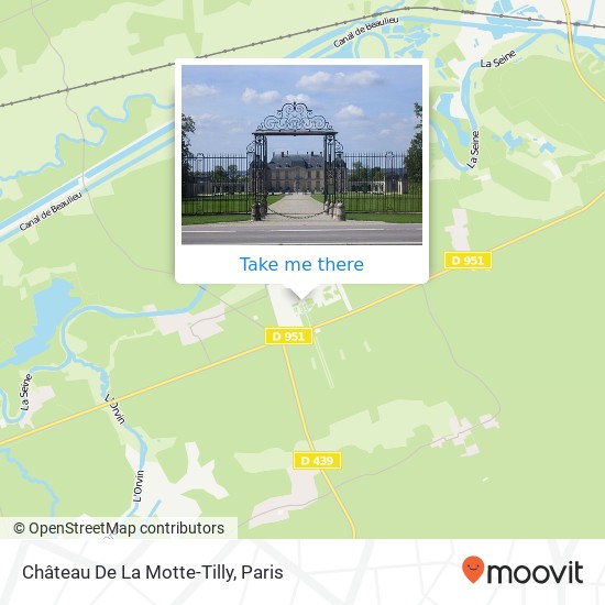 Château De La Motte-Tilly map