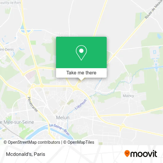 Mcdonald's map
