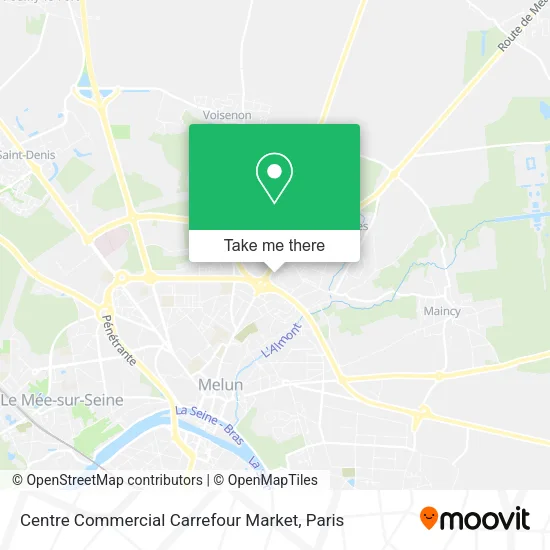 Centre Commercial Carrefour Market map