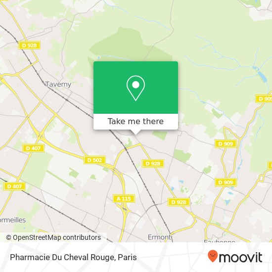 Mapa Pharmacie Du Cheval Rouge