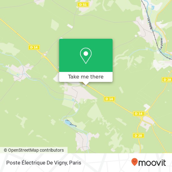 Poste Électrique De Vigny map