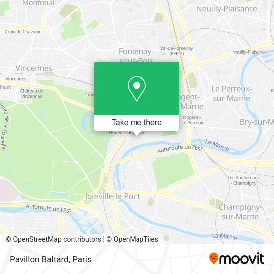 Pavillon Baltard map