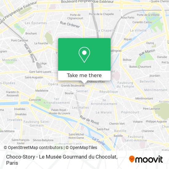 Choco-Story - Le Musée Gourmand du Chocolat map