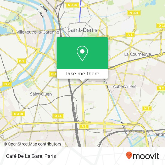 Café De La Gare map