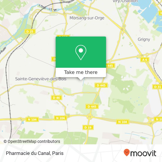 Pharmacie du Canal map