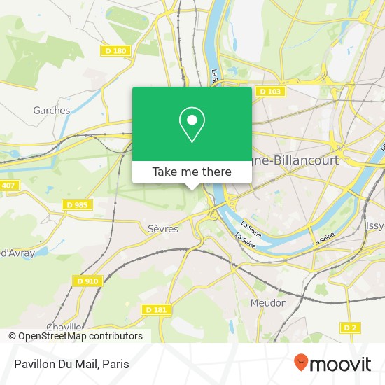 Pavillon Du Mail map