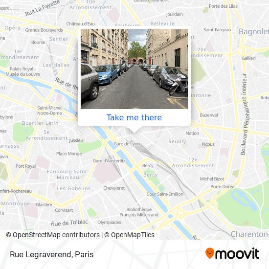 Mapa Rue Legraverend