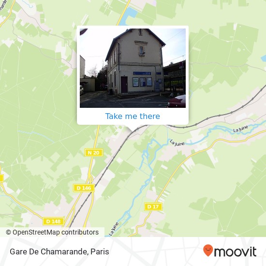 Gare De Chamarande map