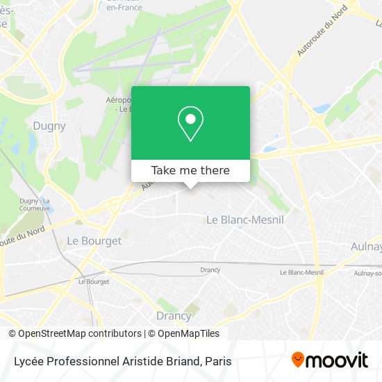 Lycée Professionnel Aristide Briand map