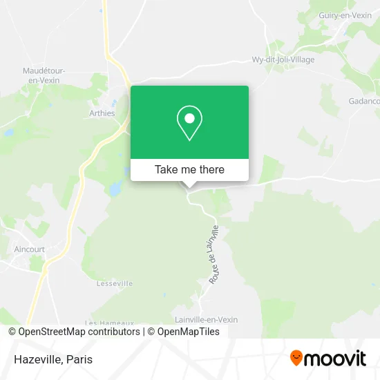 Hazeville map