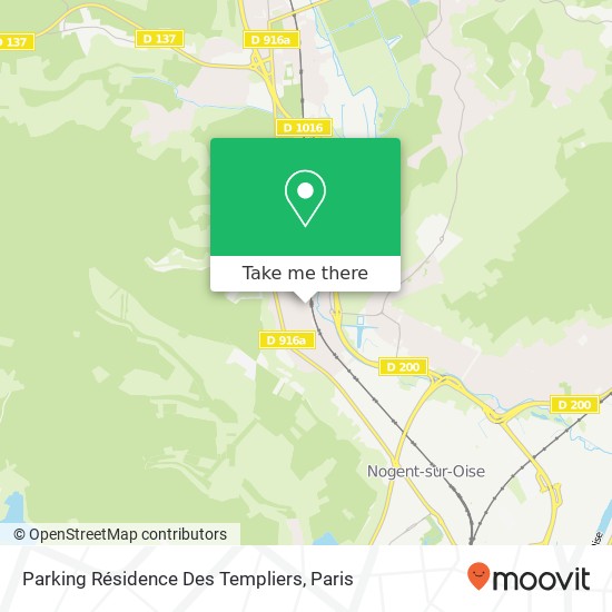 Mapa Parking Résidence Des Templiers