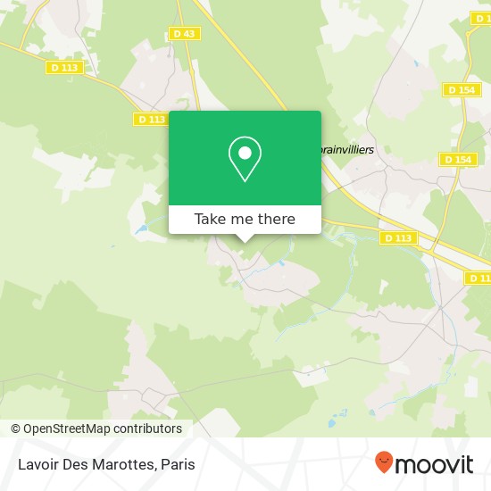 Mapa Lavoir Des Marottes