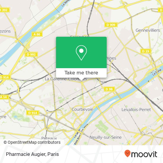 Mapa Pharmacie Augier