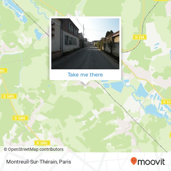 Montreuil-Sur-Thérain map