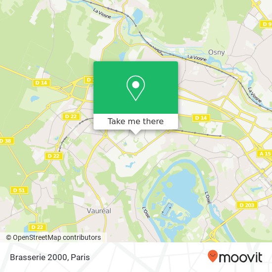 Mapa Brasserie 2000