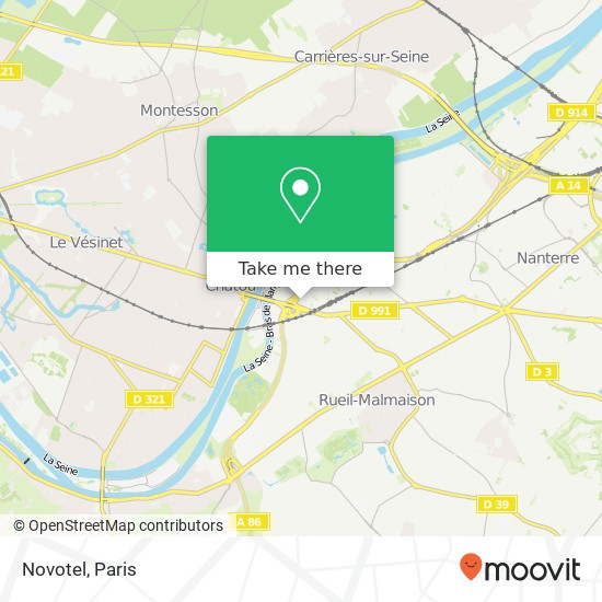 Novotel map