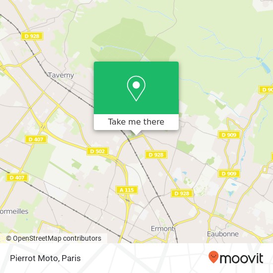 Pierrot Moto map