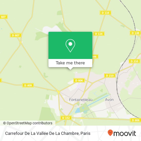 Carrefour De La Vallée De La Chambre map