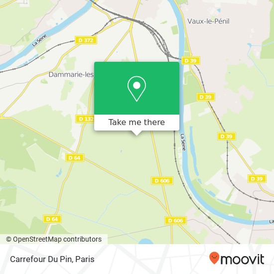 Mapa Carrefour Du Pin