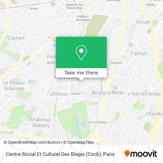 Centre Social Et Culturel Des Blagis (Cscb) map