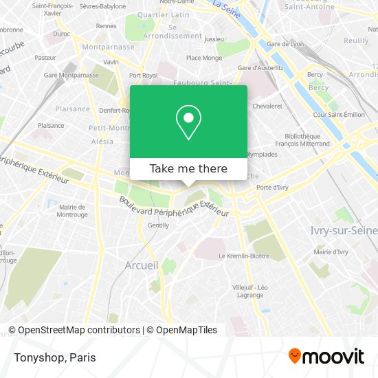 Tonyshop map