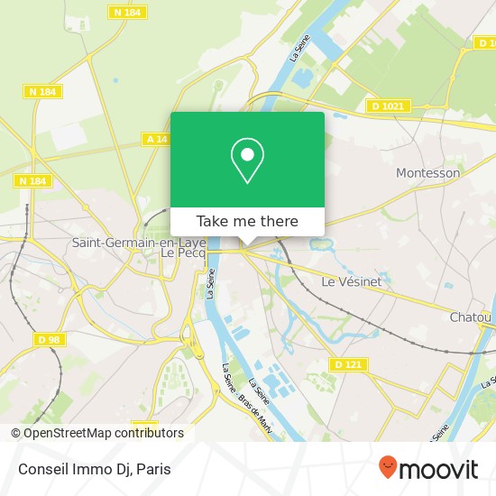 Conseil Immo Dj map