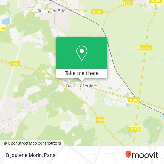 Mapa Bijouterie Morin