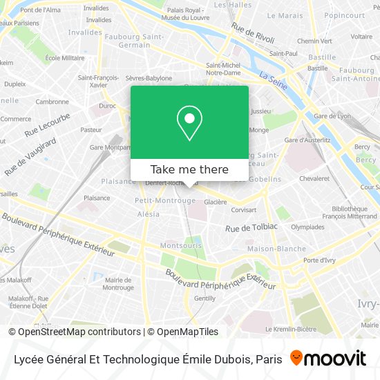 Mapa Lycée Général Et Technologique Émile Dubois