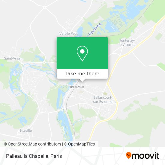 Palleau la Chapelle map