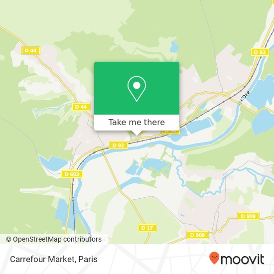 Carrefour Market map