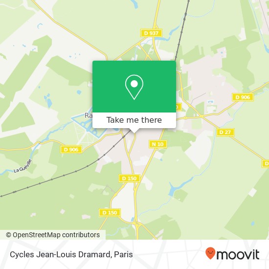 Cycles Jean-Louis Dramard map