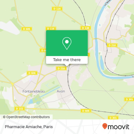 Mapa Pharmacie Amiache