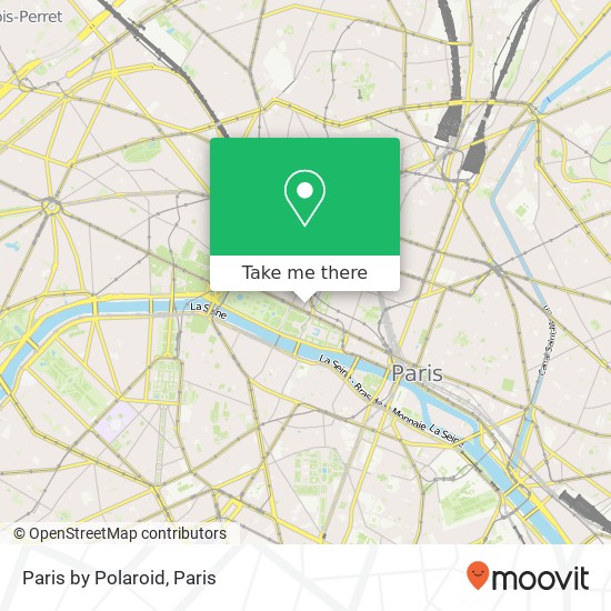 Mapa Paris by Polaroid