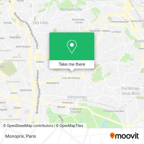 Monoprix map